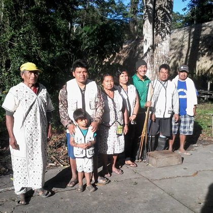 De paseo por la comunidad YINE en territorio PIRO CC.NN. Diamante